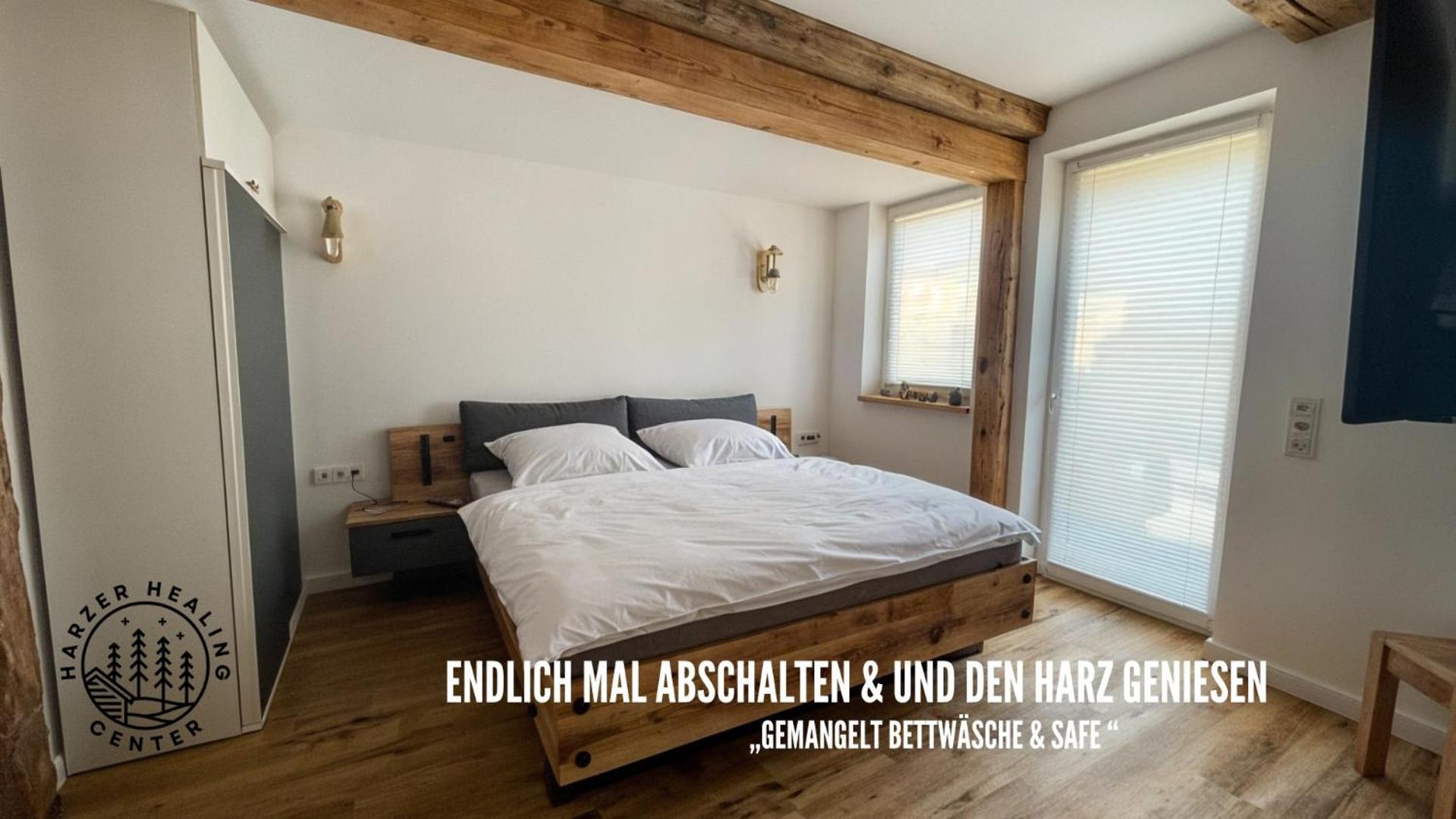 Harzer Healing Center 2024 Gemuetliche Landhauswohnung Mit Fussbodenheizung,Xxl Kochinsel,Xxl Regenduschen,Modern,Hochwertig,Persoenlich,Vollausgestattet Elbingerode  Exterior foto
